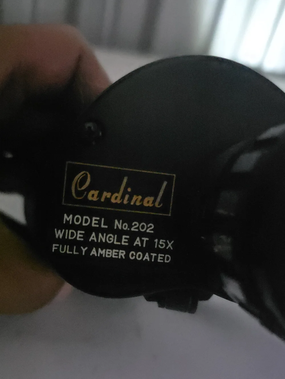 Vintage Cardinal Black  Binoculars - 7x35 Zoom